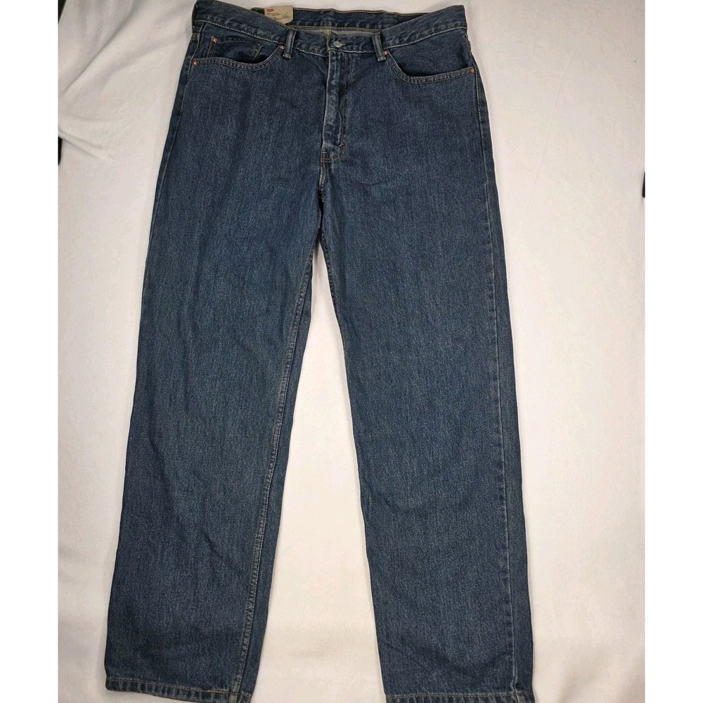 Levi's 550 Jeans Men's 38x32 Relaxed Straight Blue Denim Pants NWT